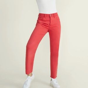 Cotton Sustainable Red Jeans